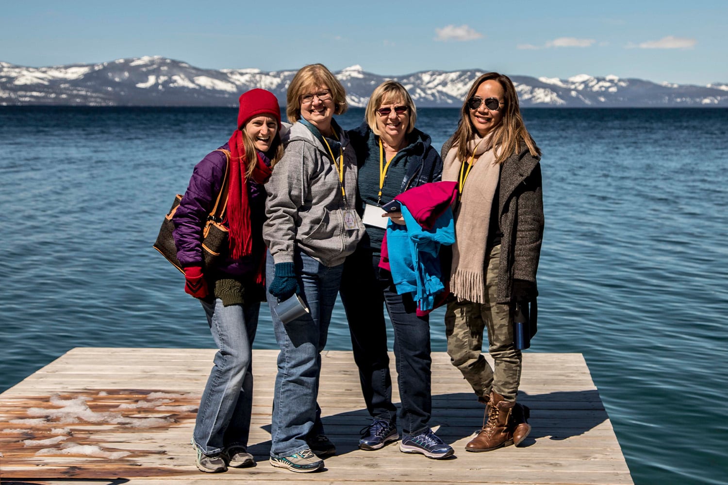 adults at Lake Tahoe